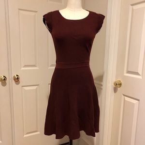 Burgundy Knit Dress